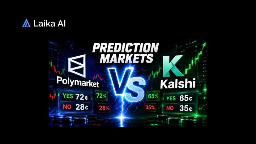 Polymarket and Kalshi comparison showing crypto-related prediction markets, trading activity, liquidity, market coverage, and key differences between the two platforms.