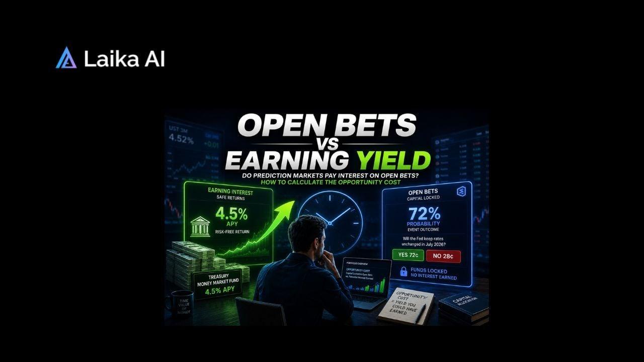 Do Prediction Markets Pay Interest on Open Bets? How to Calculate the Opportunity Cost