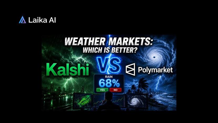 Comparison of Kalshi and Polymarket weather markets, showing weather event contracts, forecast-based trading opportunities, liquidity, odds, and platform differences for weather traders.  SEO Keywords