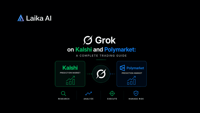AI assistant analyzing Kalshi and Polymarket prediction markets with real-time odds, trading signals, market probabilities, and crypto event forecasts powered by Grok.