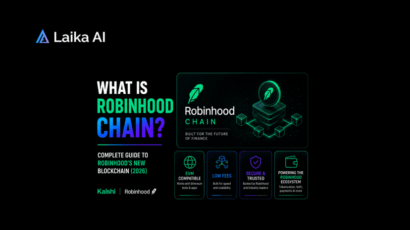 Robinhood Chain ecosystem diagram showing tokenized stocks, blockchain infrastructure, Arbitrum integration, wallet connectivity, and on-chain asset trading.