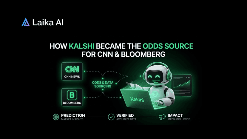 Kalshi prediction market odds displayed alongside financial news coverage, showing how prediction market data is used by major media outlets for real-time election and economic analysis.