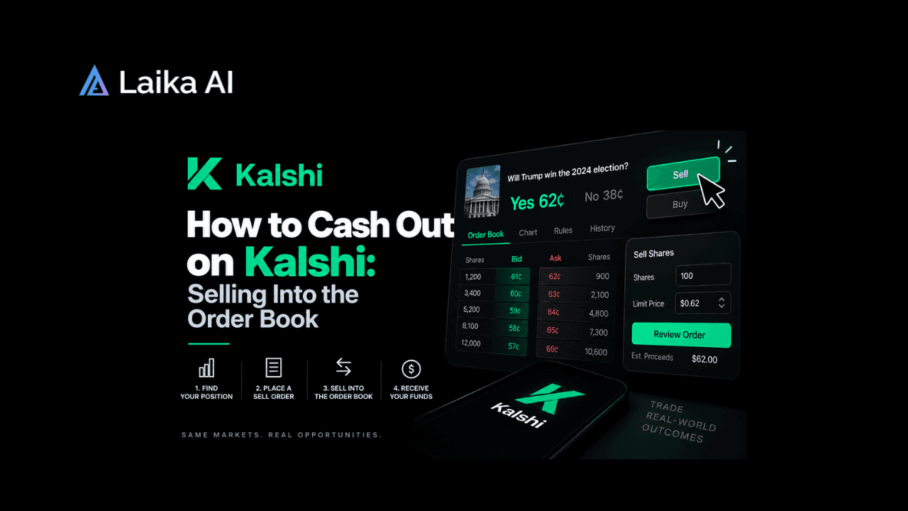 Kalshi account signup and identity verification screen showing the age requirement and KYC process required to use the prediction market platform