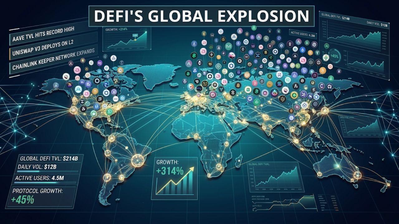DeFi Growth: 500 Protocols Span 200 Blockchains in 2026
