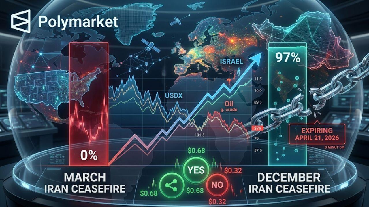 Polymarket Iran Ceasefire Odds Reveal Trader Skepticism