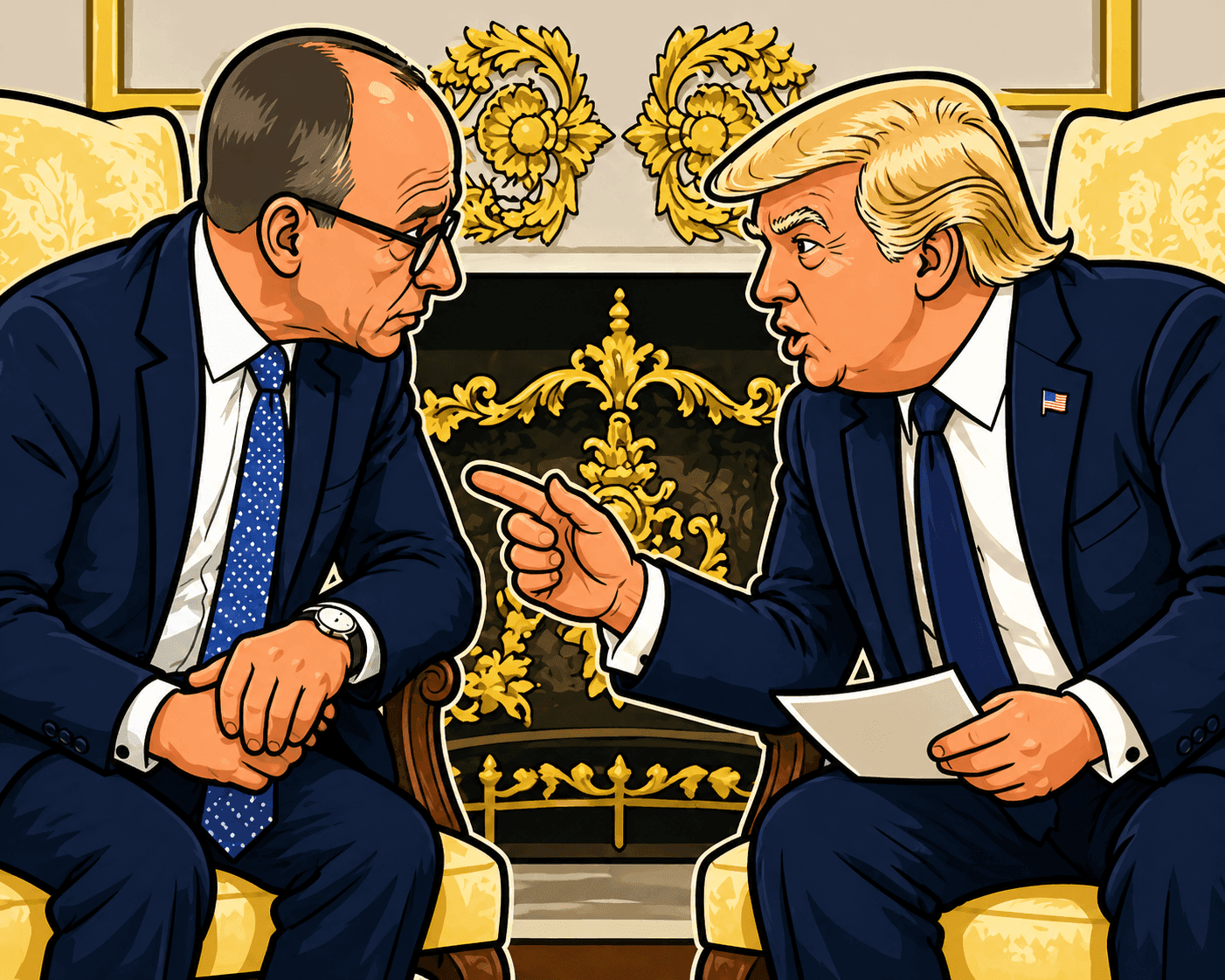 Trump Merz Iran Strategy NATO Rift Hormuz Bitcoin Macro