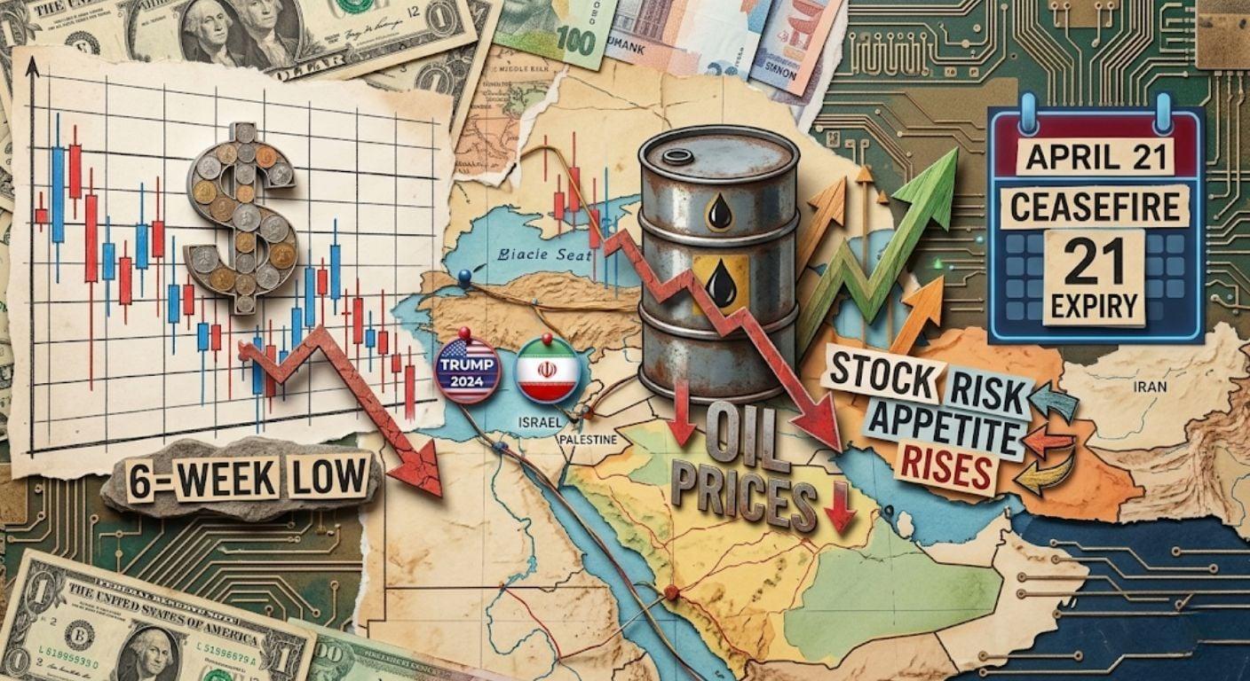 US Dollar Near Six Week Low on Iran Peace Hopes