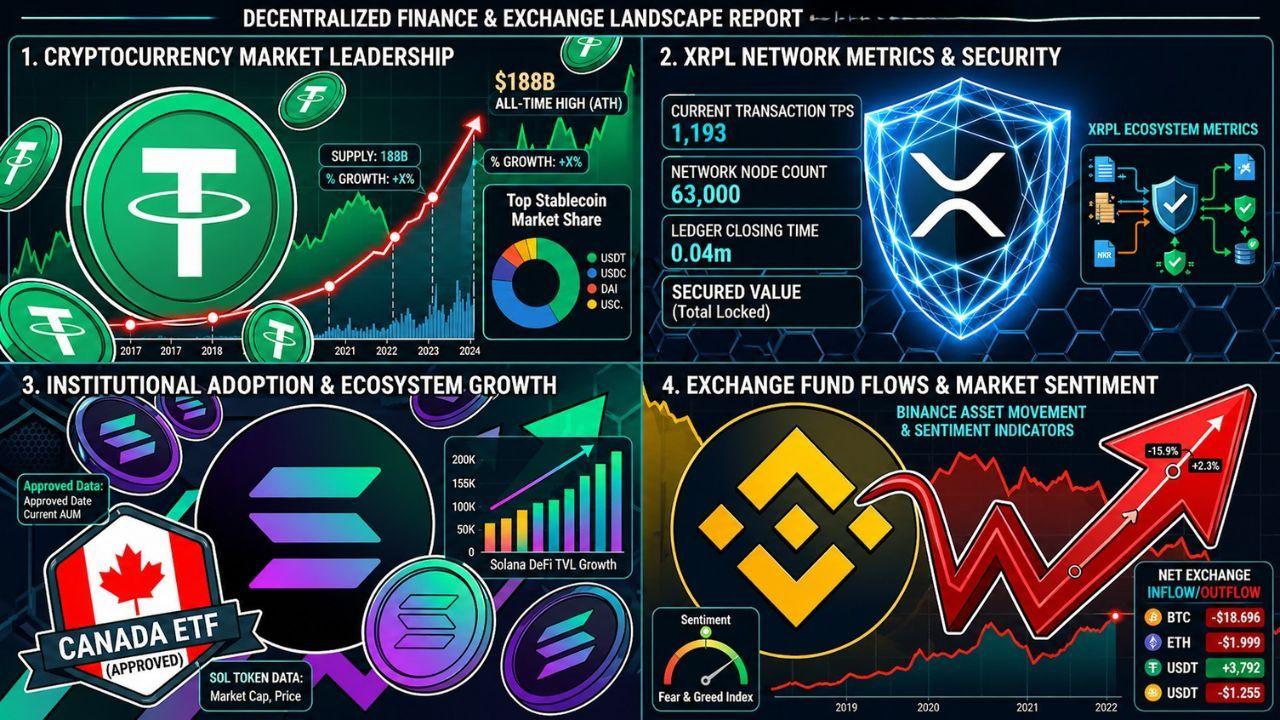 USDT Hits $188B ATH as XRPL Goes Quantum Safe 2028