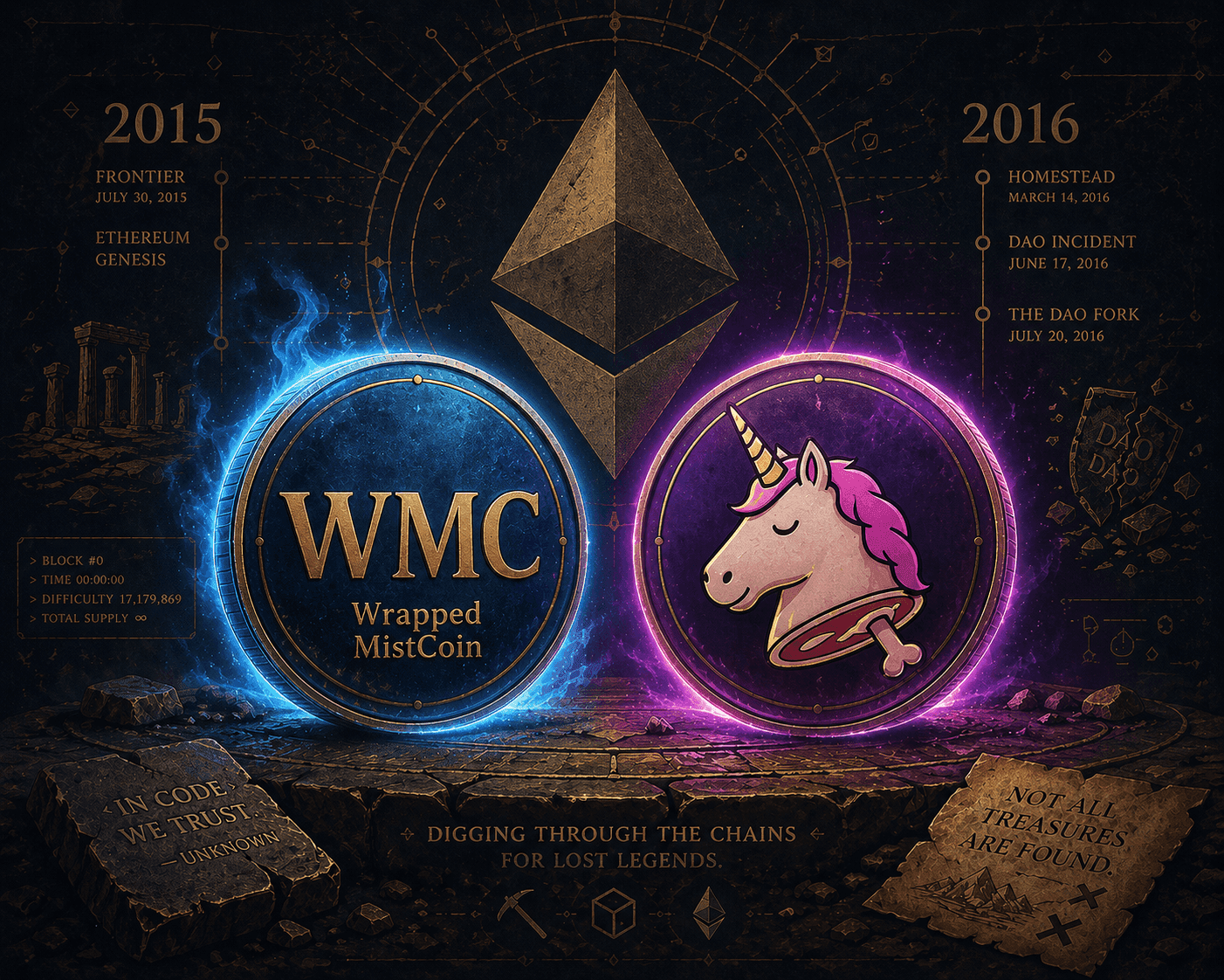 wrapped mistcoin unicorn meat early ethereum tokens